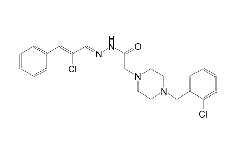 1-piperazineacetic acid, 4-[(2-chlorophenyl)methyl]-, 2-[(E,2Z)-2-chloro-3-phenyl-2-propenylidene]hydrazide