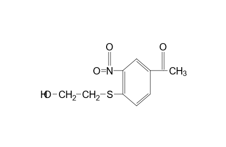 4'-[(2-hydroxyethyl)thio]-3'-nitroacetophenone