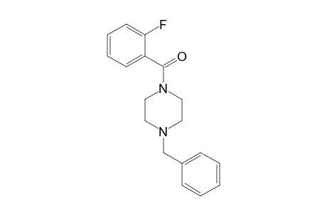 Piperazine, 1-benzyl-4-(2-fluorobenzoyl)-