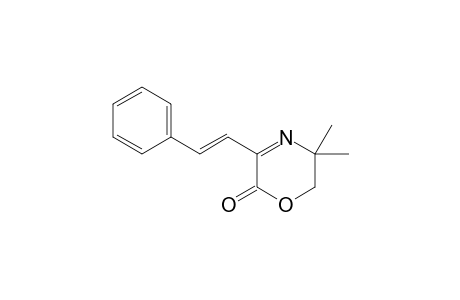 5,5-Dimethyl-3-styryl-5,6-dihydro[1,4]oxazin-2-one