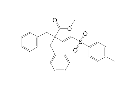Methyl (E)-2,2-dibenzyl-4-tosyl-3-butenoate