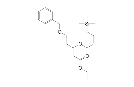 (Z)-ETHYL-5-BENZYLOXY-3-(4'-TRIMETHYLSILANYL-BUT-2'-ENYLOXY)-PENTANOATE