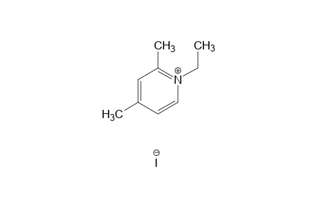 2,4-dimethyl-1-ethylpyridinium iodide