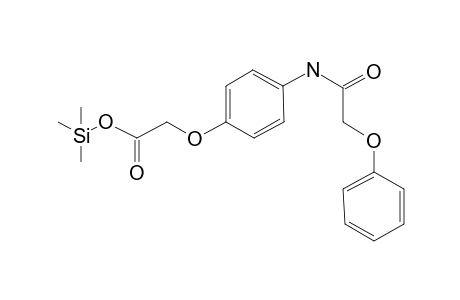 {4-[(Phenoxyacetyl)amino]phenoxy}acetic acid, tms derivative