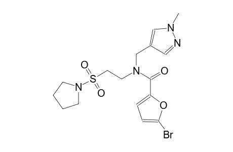 2-furancarboxamide, 5-bromo-N-[(1-methyl-1H-pyrazol-4-yl)methyl]-N-[2-(1-pyrrolidinylsulfonyl)ethyl]-