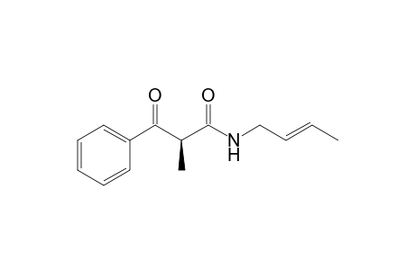 (S)-N-((E)-But-2-enyl)-2-methyl-3-oxo-3-phenyl-propionamide
