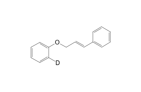 (E)-Phenyl 3-phenyl-2-propenyl ether d1 2