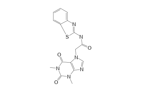 Acetamide, N-benzothiazol-2-yl-2-(1,3-dimethyl-2,6-dioxo-1,2,3,6-tetrahydropurin-7-yl)-