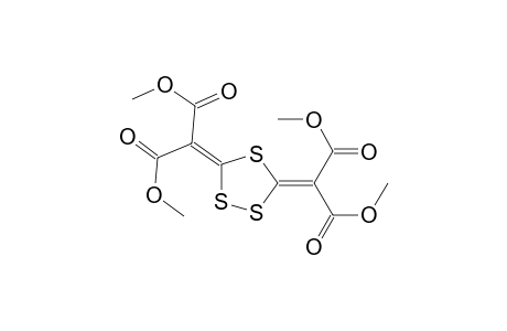 2-[5-(1-carbomethoxy-2-keto-2-methoxy-ethylidene)-1,2,4-trithiolan-3-ylidene]malonic acid dimethyl ester