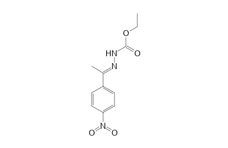 Ethyl (2Z)-2-[1-(4-nitrophenyl)ethylidene]hydrazinecarboxylate