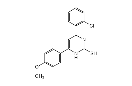 4-(o-chlorophenyl)-1,4-dihydro-6-(p-methoxyphenyl)-2-pyrimidinethiol