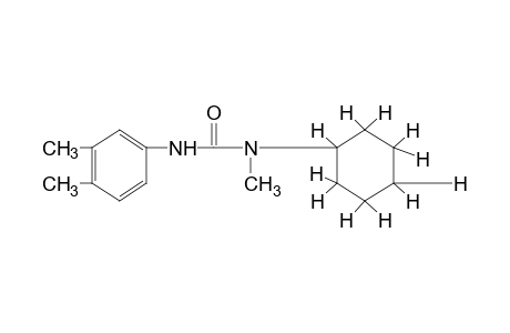 1-cyclohexyl-1-methyl-3-(3,4-xylyl)urea