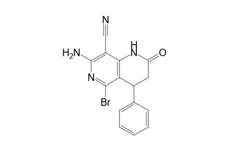 7-Amino-5-bromo-8-cyano-3,4-dihydro-4-phenyl-1,6-naphthyridin-2(1H)-one