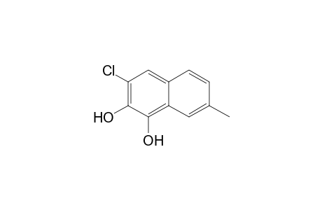 3-Chloro-7-methylnaphthalene-1,2-diol