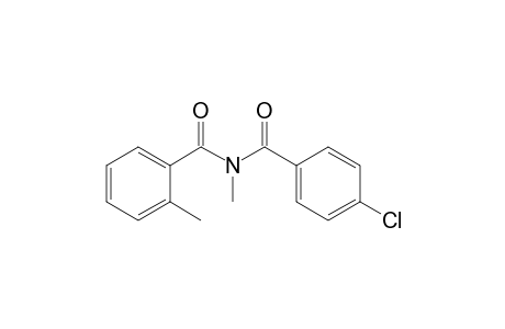 N-(p-Chlorobenzoyl)-N,2-dimethylbenzamide