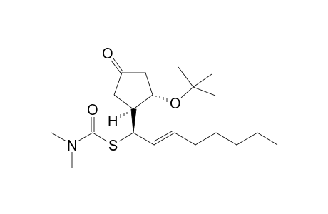 S-(1R(*),1'S(*),2Z,2'S(*))-1-(2'-t-butoxy-4'-oxocyclopentyl)oct-2-enyl N,N-dimethylthiocarbamate