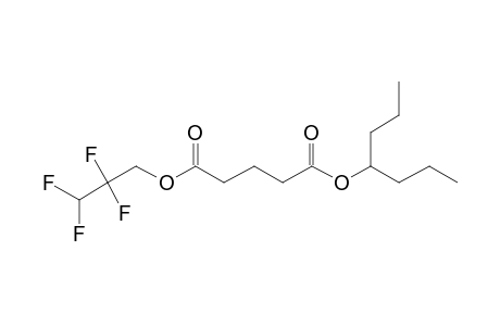 Glutaric acid, 3,3,4,4-tetrafluoropropyl hept-4-yl ester