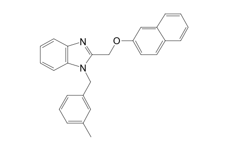 1-(3-Methylbenzyl)-2-(2-naphthoxymethyl)benzimidazole