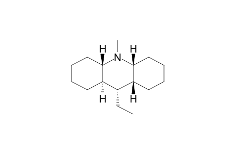 9-ETHYL-10-METHYL-TRANS,ANTI,CIS-PERHYDROACRIDINE