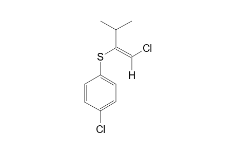 (E)-2-(4-CHLOROBENZENESULFENYL)-1-CHLORO-3-METHYL-1-BUTENE