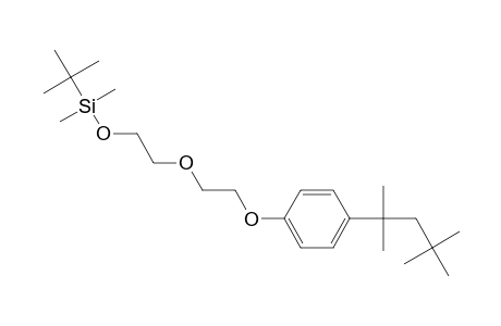 4-Tert-octylphenol diethoxylate, tert-butyldimethylsilyl ether