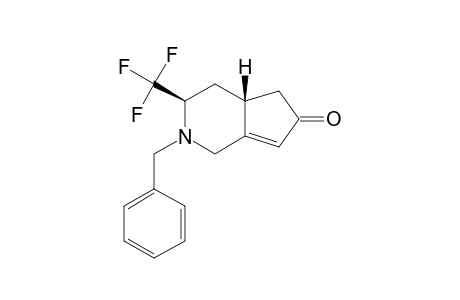 2-BENZYL-3-TRIFLUOROMETHYL-1,2,3,4,4A,5-HEXAHYDRO-[2]-PYRINDIN-6-ONE;MAJOR-ISOMER
