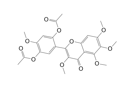 Flavone, 2',5'-dihydroxy-3,4',5,6,7-pentamethoxy-, diacetate