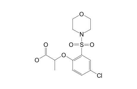 2-[4-chloro-2-(morpholinosulfonyl)phenoxy]propionic acid