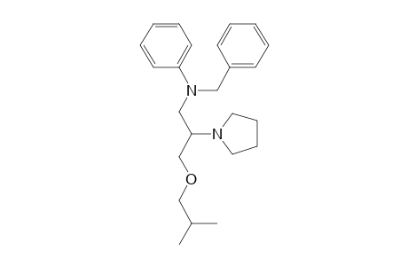 N-Benzyl-N-[3-(2-methylpropoxy)-2-pyrrolidin-1-ylpropyl]aniline