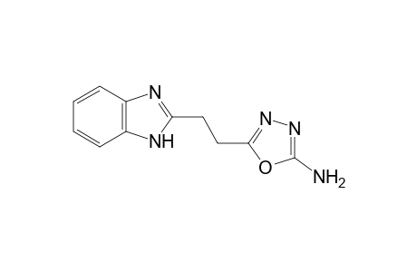 2-amino-5-[2-(2-benzimidazolyl)ethyl]-1,3,4-oxadiazole