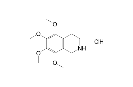 1,2,3,4-tetrahydro-5,6,7,8-tetramethoxyisoquinoline, hydrochloride