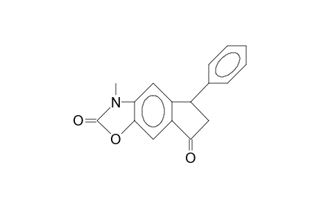 3,5-dihydro-3-methyl-5-phenyl-2H-indeno[5,6-d]oxazole-2,7(6H)-dione