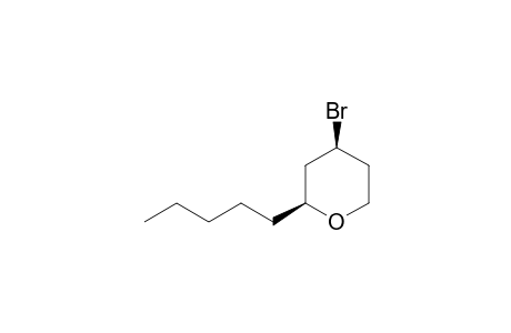 4-Bromo-2-pentylltetrahydro-2H-pyran