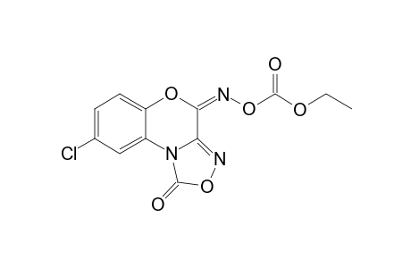 8-Chloro-4-ethoxycarbonyloxyimino)-1H,4H-[1,2,4]oxadiazolo[3,4-c][1,4]benzoxazine-1-one