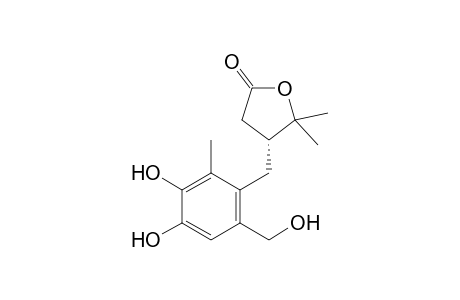 (4R)-4,5-Dihydro-4-[3',4'-dihydroxy-6'-(hydroxymethyl)-2'-methylbenzyl]-5,5-dimethylfuran-2(3H)-one