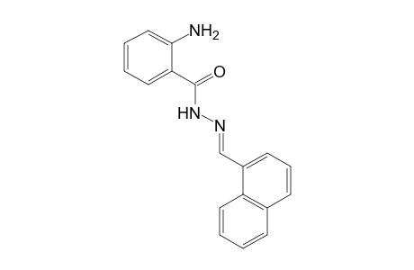 anthranilic acid, [(1-naphthyl)methylene]hydrazide