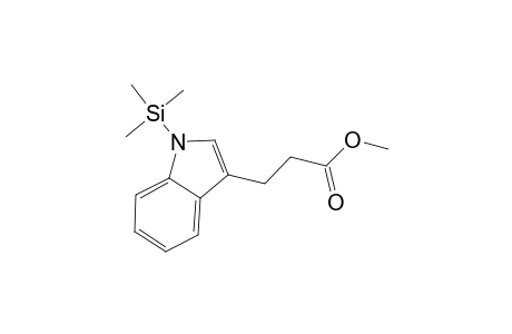 1H-Indole-3-propanoic acid, 1-(trimethylsilyl)-, methyl ester