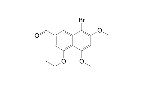 8-Bromo-4-isopropoxy-5,7-dimethoxy-naphthalene-2-carbaldehyde