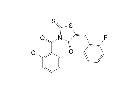 3-(2-Chlorobenzoyl)-5-(2-fluorobenzylidene)rhodanine