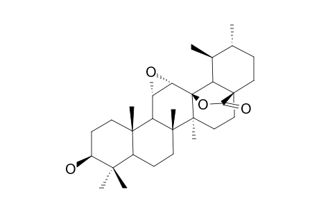 3-beta-Hydroxy-11-alpha,12-alpha-epoxy-urs-13-beta,28-olide