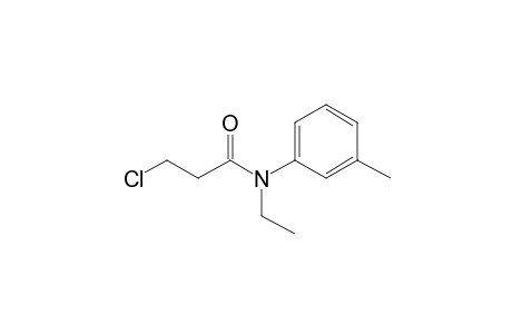 Propanamide, N-ethyl-N-(3-methylphenyl)-3-chloro-