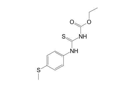 4-[p-(methylthio)phenyl]-3-thioallophanic acid, ethyl ester