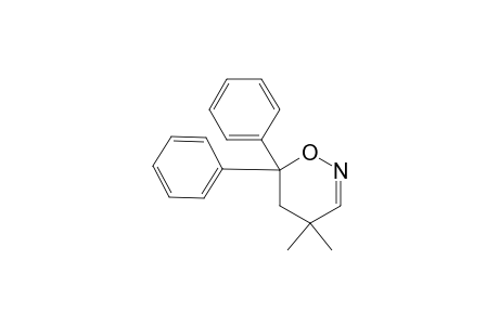 6,6-Diphenyl-5,6-dihydro-4,4-dimethyl-4H-1,2-oxazine