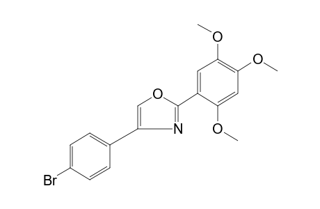 4-(p-bromophneyl)-2-(2,4,5-trimethoxyphenyl)oxazole