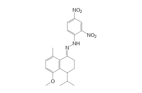 3,4-dihydro-4-isopropyl-5-methoxy-8-methyl-1(2H)-naphthalenone, (2,4-dinitrophenyl)hydrazone