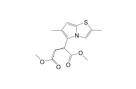 beta-carboxy-2,6-dimethylpyrrolo[2,1-b]thiazole-5-acrylic acid, dimethyl ester