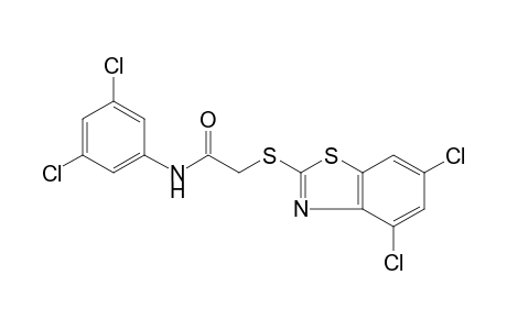 3',5'-dichloro-2-[(4,6-dichloro-2-benzothiazolyl)thio]acetanilide