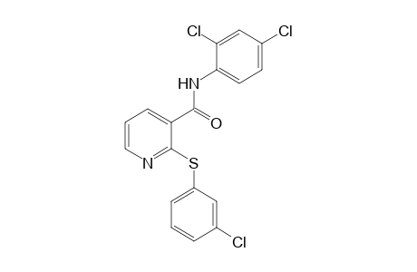 2-[(m-chlorophenyl)thio]-2',4'-dichloronicotinanilide