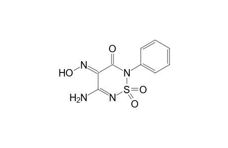 (Z)-2-PHENYL-5-AMINO-4-HYDROXYIMINO-3-OXO-3,4-DIHYDRO-2H-1,2,6-THIODIAZINE-1,1-DIOXIDE