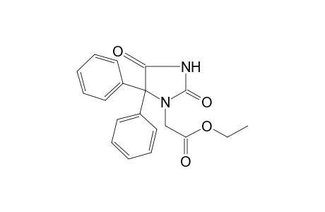 2,4-dioxo-5,5-diphenyl-1-imidazolidineacetic acid, ethyl ester
